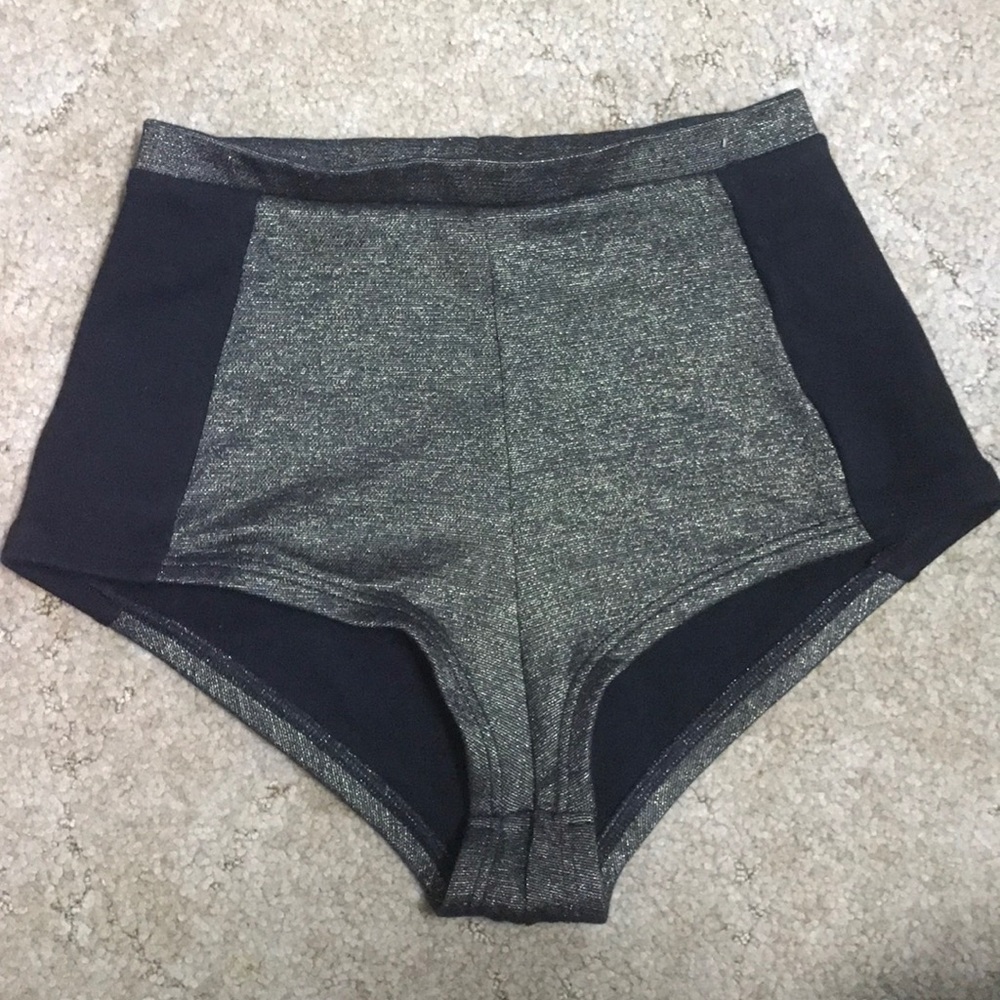 Topshop High Waisted Cheeky Shorts Size 4